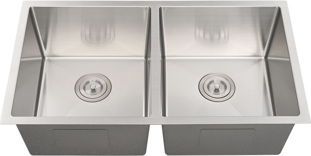 [56019] Bowl Size:350X400X230mm Overall Size:775X450X230mm Brushed Stainless Steel Kliff Hand Made Stainless Steel Sinks