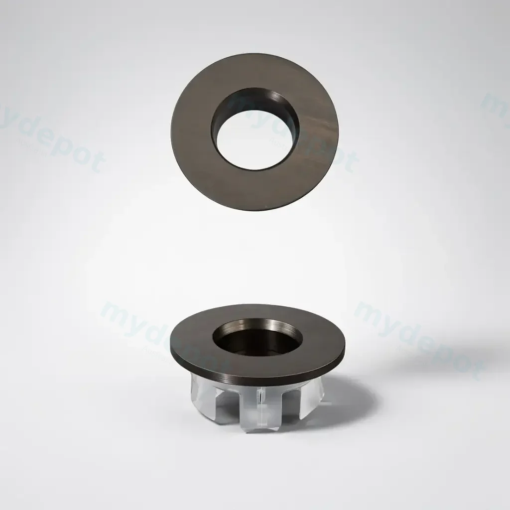 [55544] Brushed Gun Metal Overflow Ring