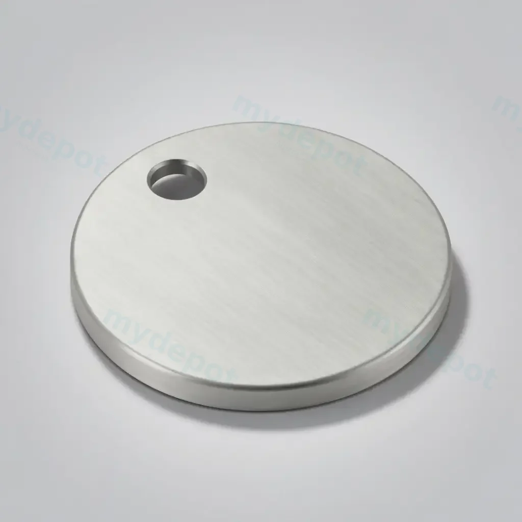 Brushed Nickel Hinge Cover In Pair