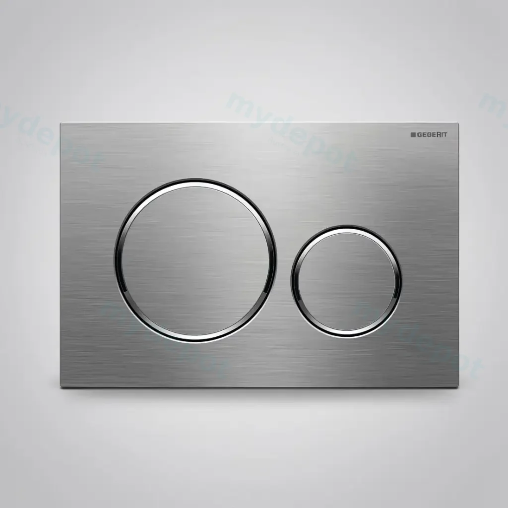 Brushed Stainless Stele With Chrome Trim 115.882.Sn.1