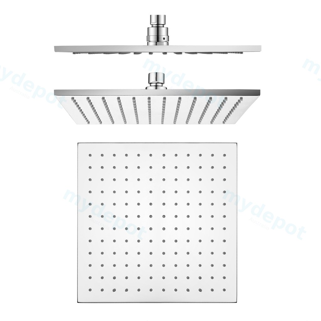 [40977] Cavallo 10″ Chrome Soild Brass Shower Head