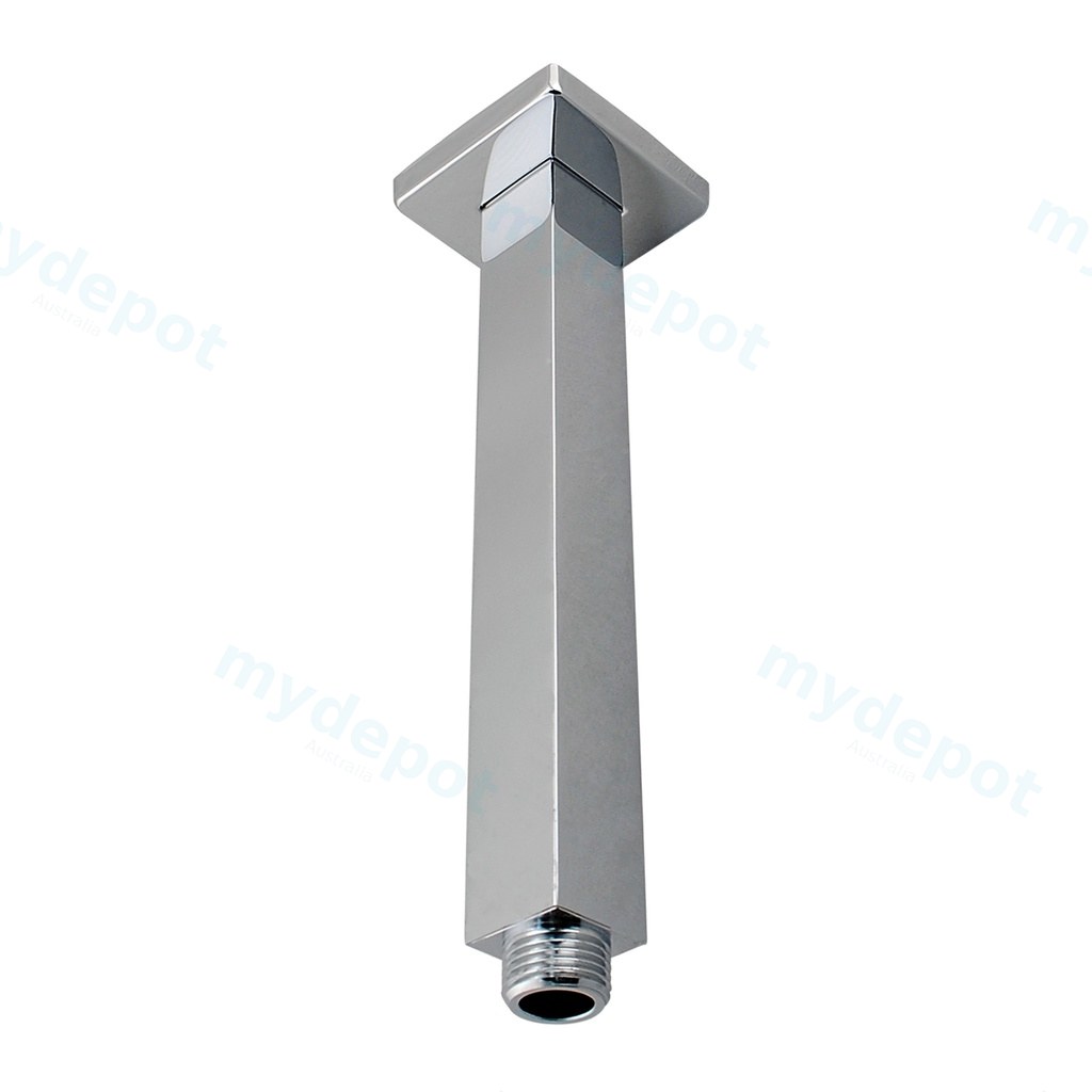 Cavallo Brushed Nickel Square Ceiling Shower Arm 200mm