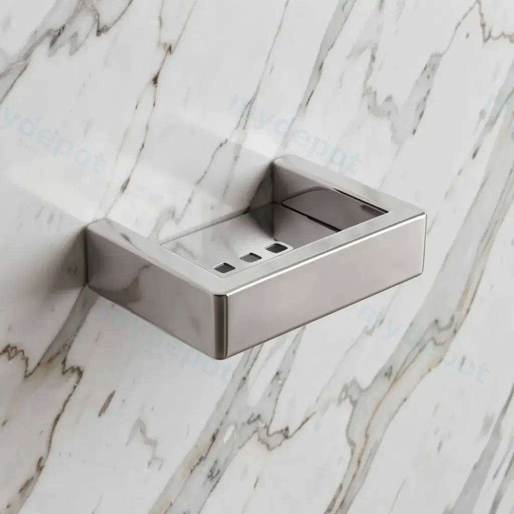 [40986] Cavallo Chrome Soap Dish Holder