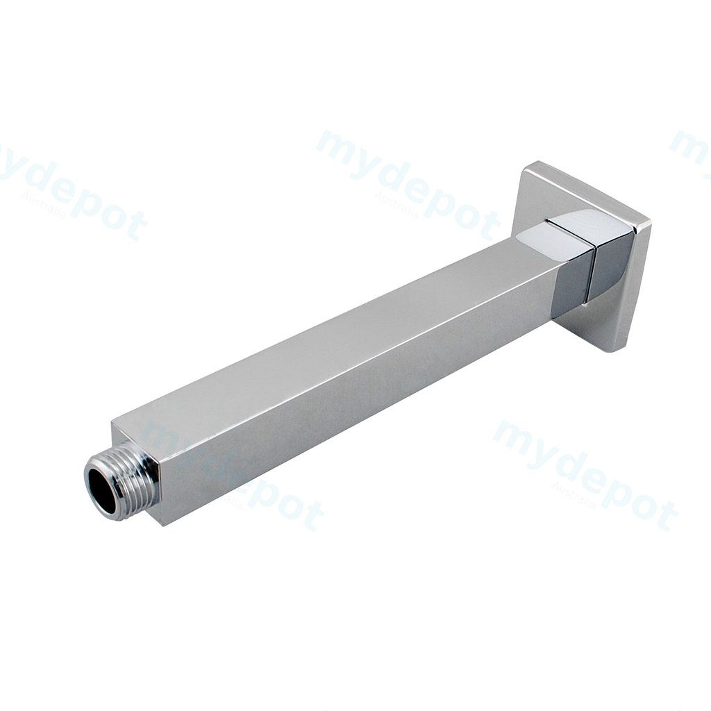 [40978] Cavallo Chrome Square Ceiling Shower Arm 200mm