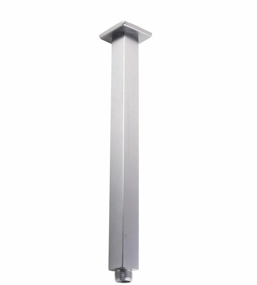 [40979] Cavallo Chrome Square Ceiling Shower Arm 400mm