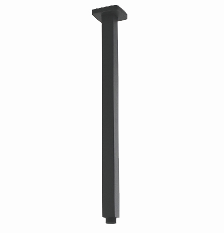 [41043] Cavallo Gun Metal Grey Square Ceiling Shower Arm 400mm