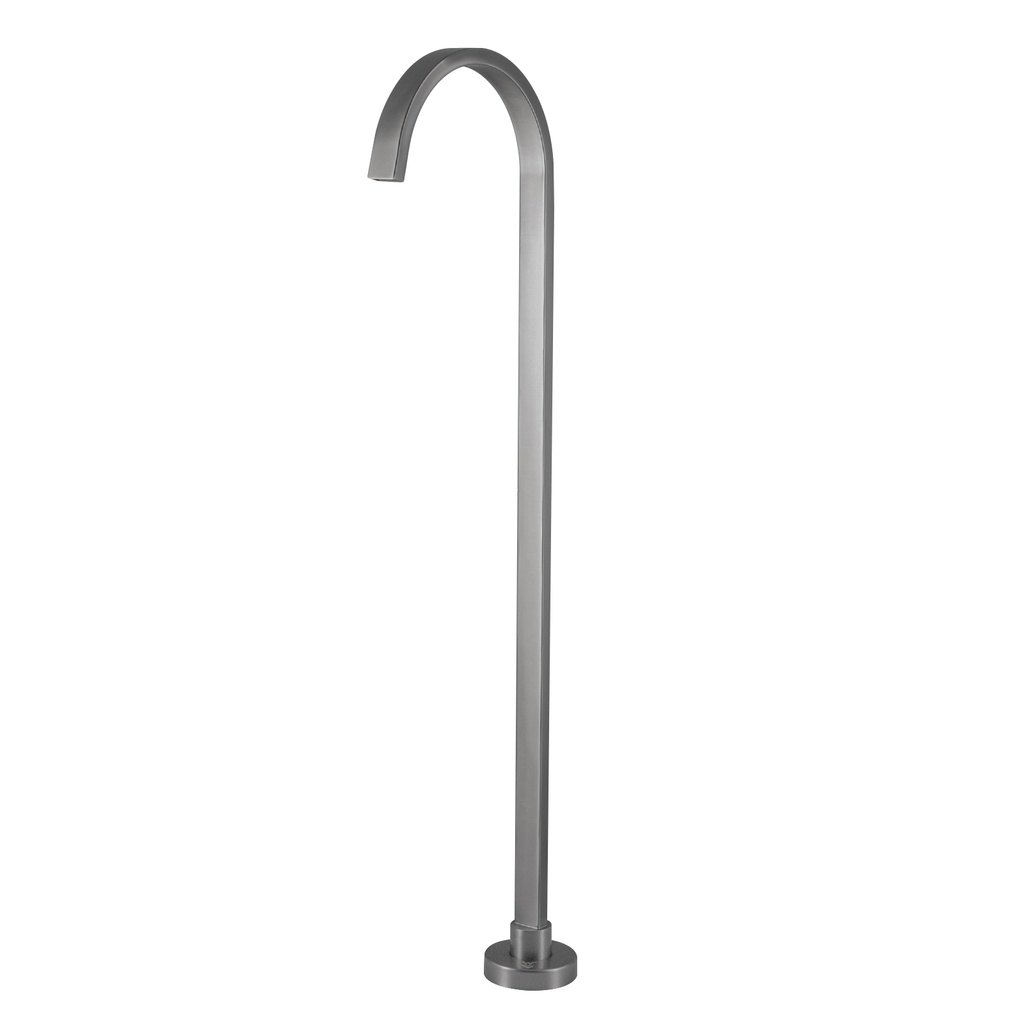 [41040] Cavallo Gun Metl Grey Free Standing Spout
