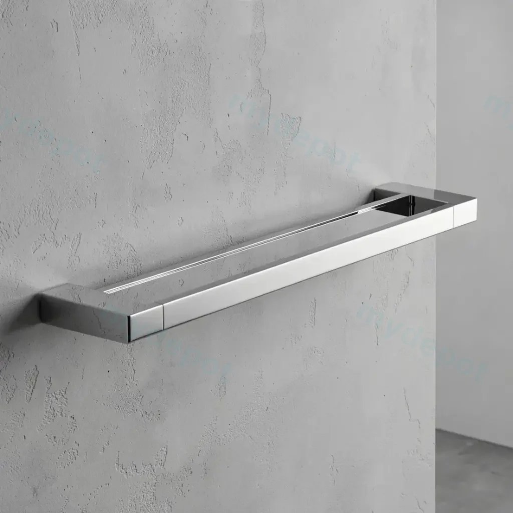 Ceram Double Towel Rail 800 mm(Chrome)
