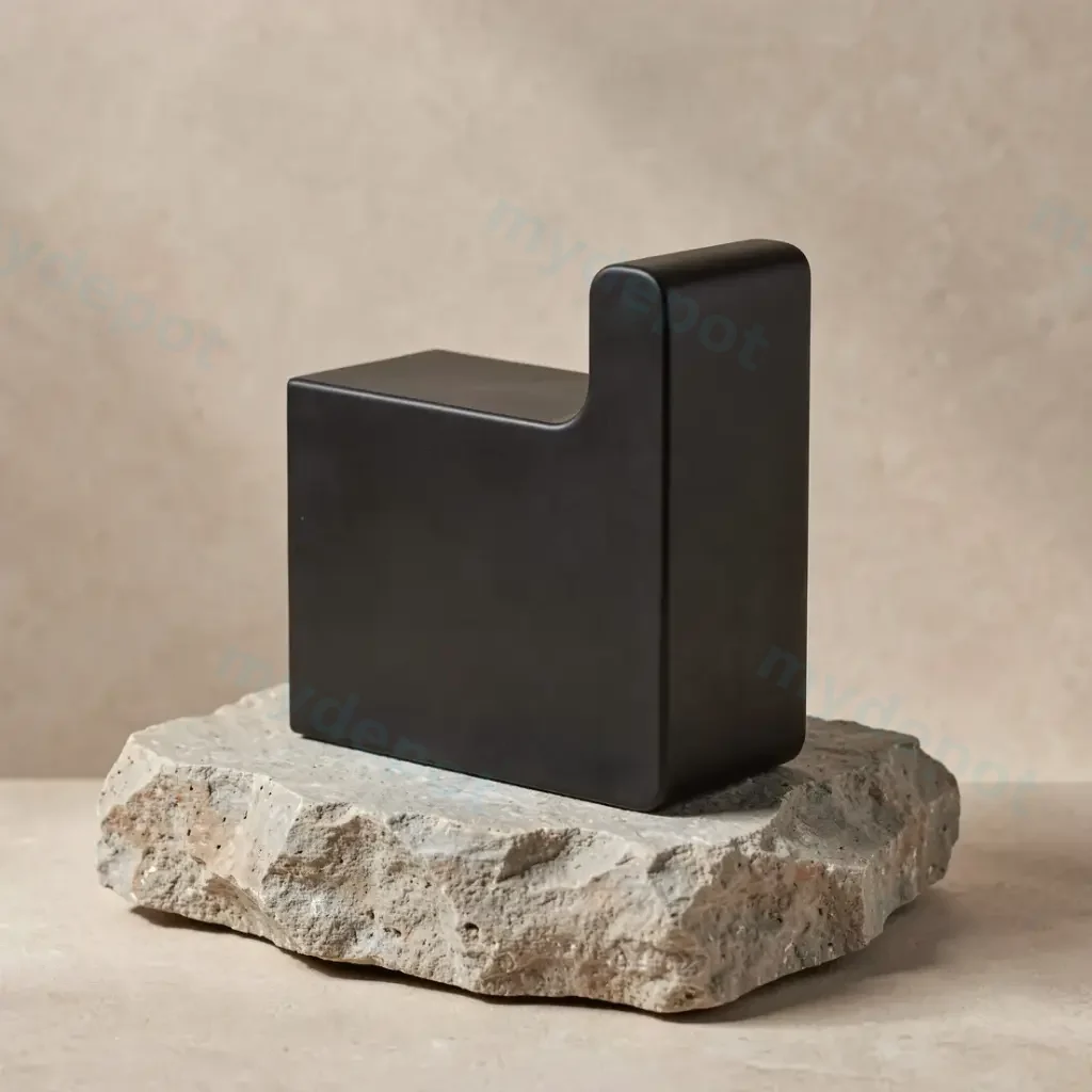 [43570] Ceram Robe Hook(Matt Black)