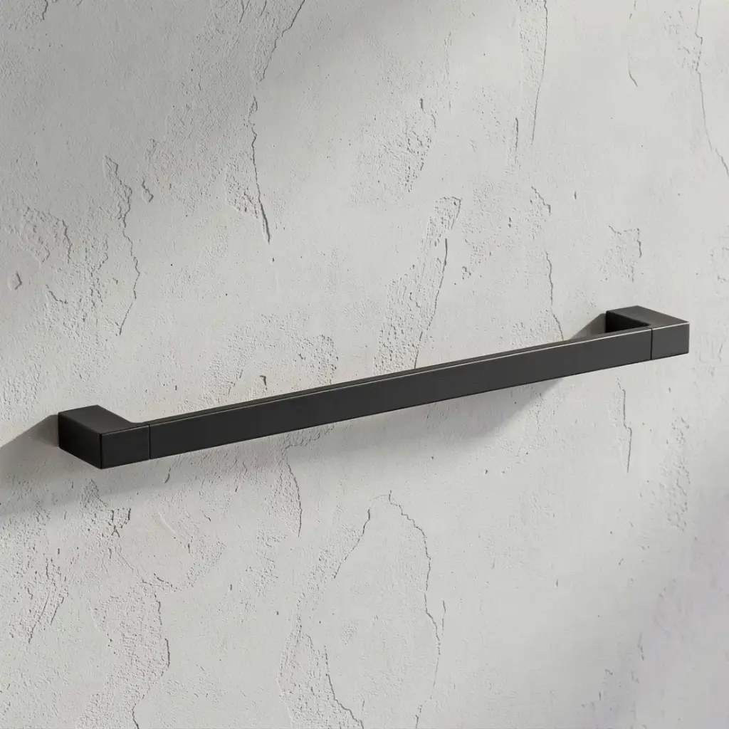 [43549] Ceram Single Towel Rail 600 mm(Matt Black)