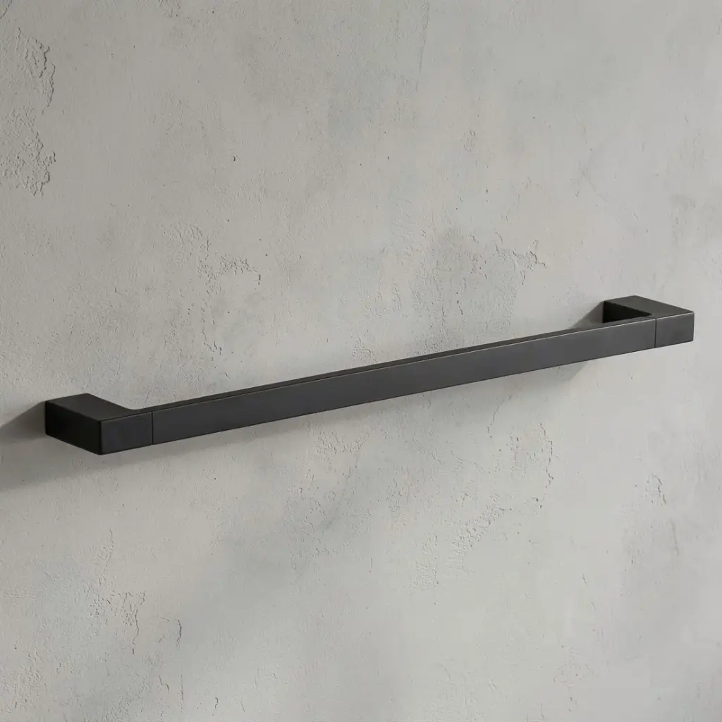 [43553] Ceram Single Towel Rail 800 mm(Matt Black)