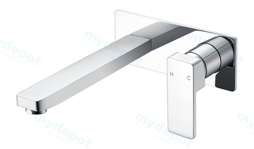 [43197] Ceram Wall Basin Mixer(Chrome)