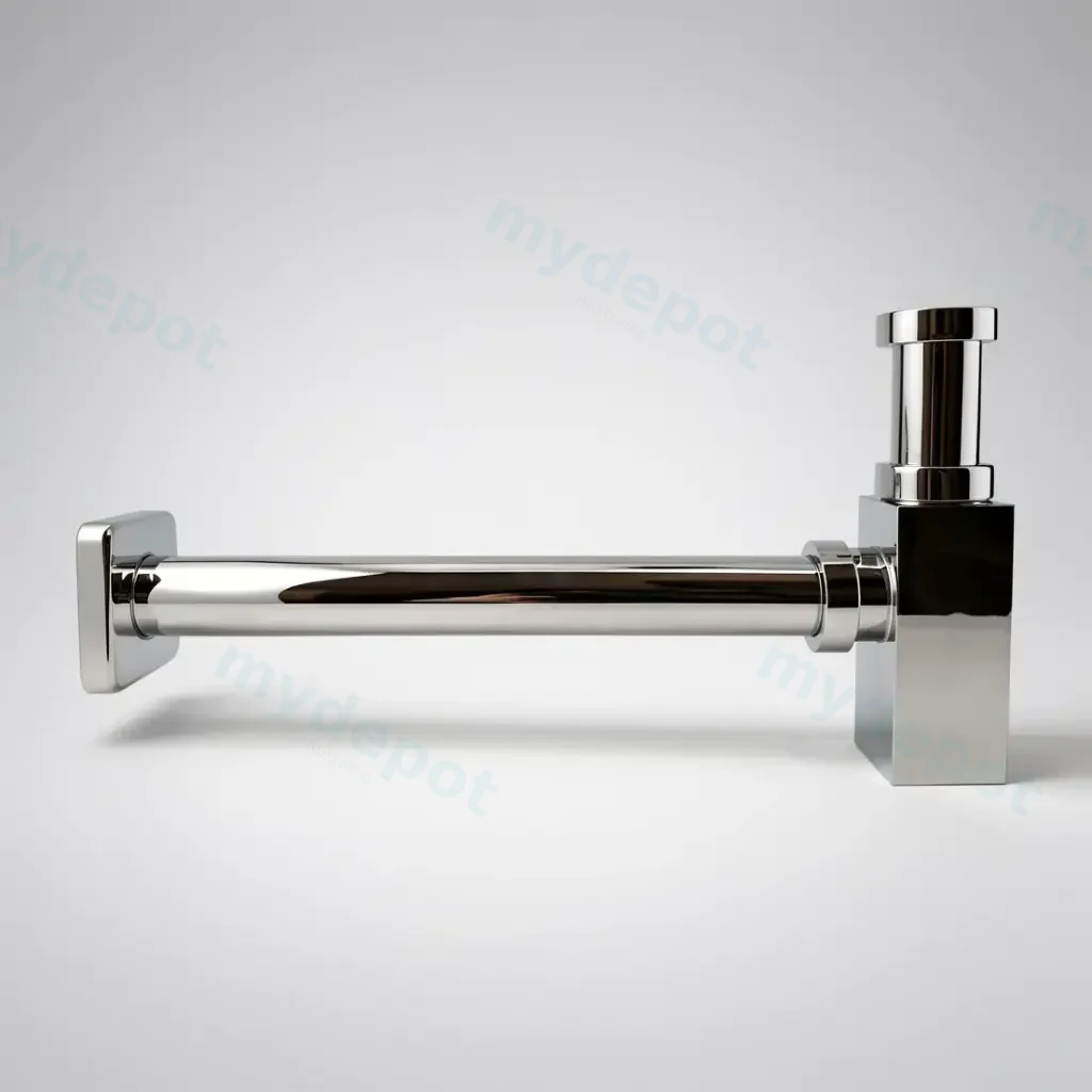 [41091] Chrome Bottle Trap 32mm