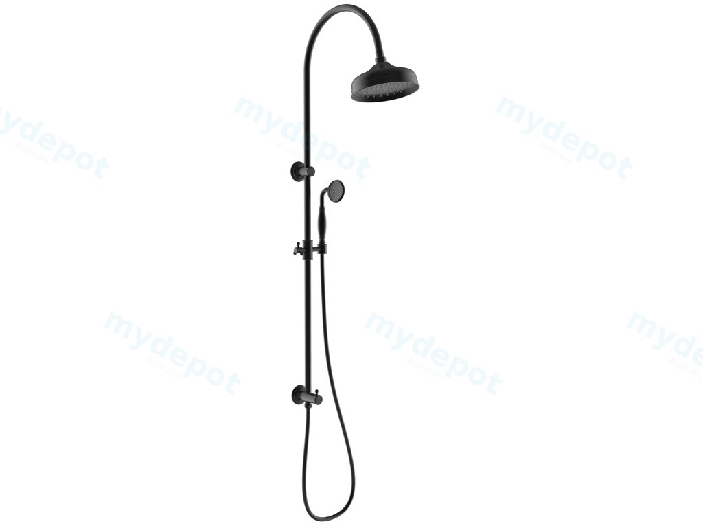 Clasico Combination Shower Set in Matt Black