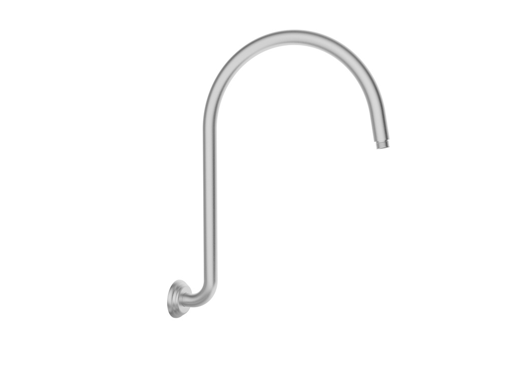 [44381] Clasico High-rise Shower Arm In Brushed Nickel