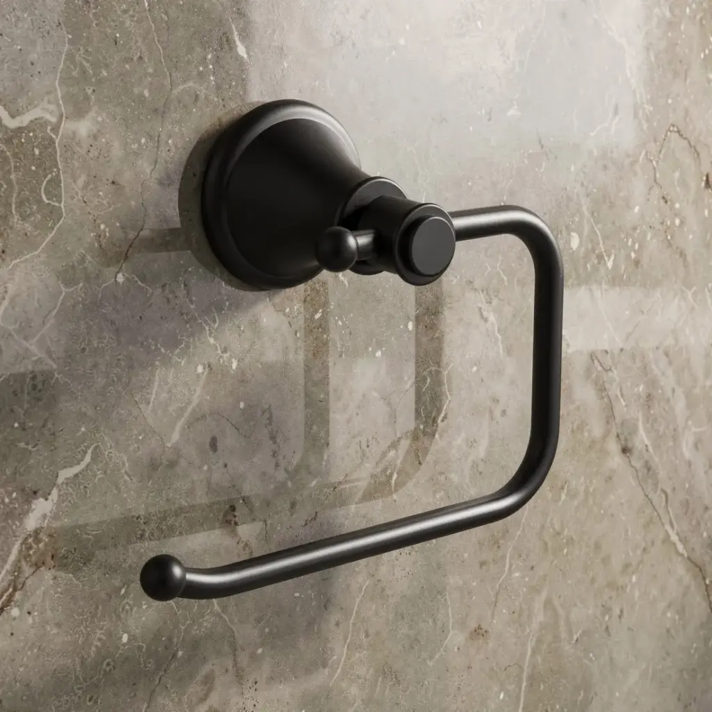 [44209] Clasico Paper Holder in Matt Black