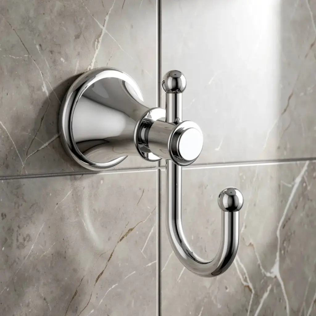 [44185] Clasico Robe Hook Chrome