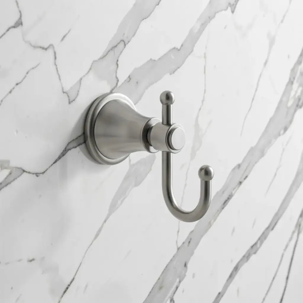 [44211] Clasico Robe Hook in Brushed Nickel