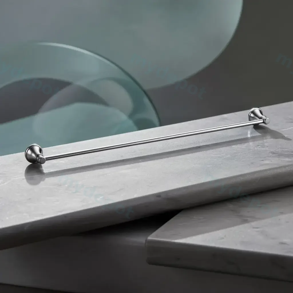 Clasico Single Towel Rail 800mm Chrome