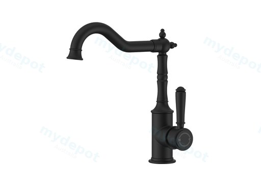 Clasico Sink Mixer in Matt Black