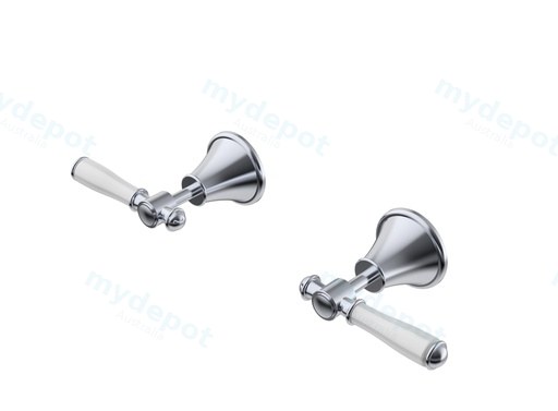 Clasico Wall Top Assemblies Ceramic Hahdle Chrome Lead Free