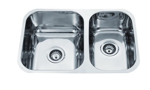 Cora 1 & 1/2 Bowl Sink Undermount No Tap Hole 695 x 450mm(304 Stainless Steel)