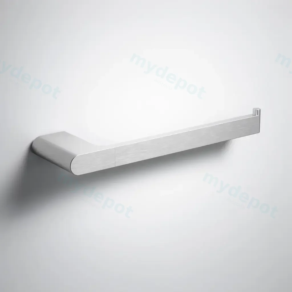 Cora Round Cornered Rectangle Towel Bar Brushed Nickel