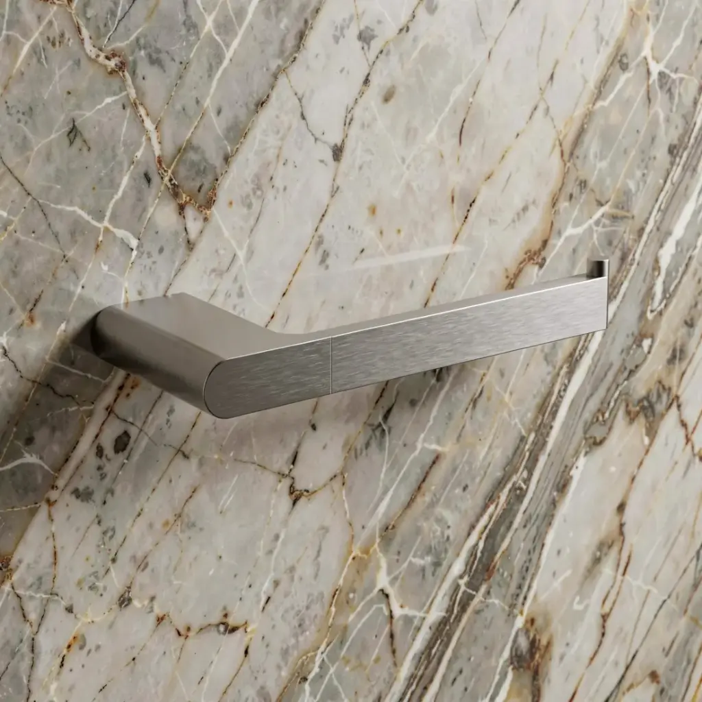 [44473] Cora Toilet Roll Holder Brushed Nickel