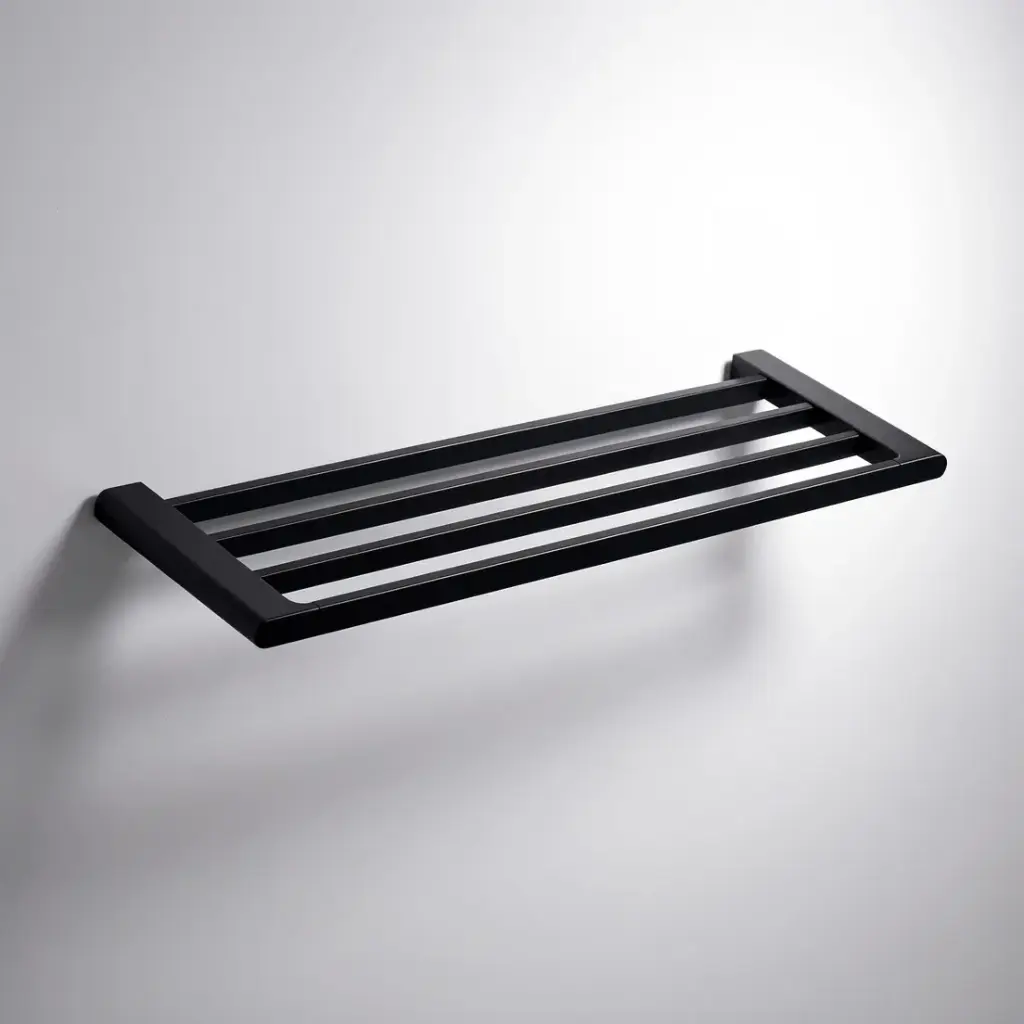 [43489] Cora Towel Shelf 600 mm(Matt Black)