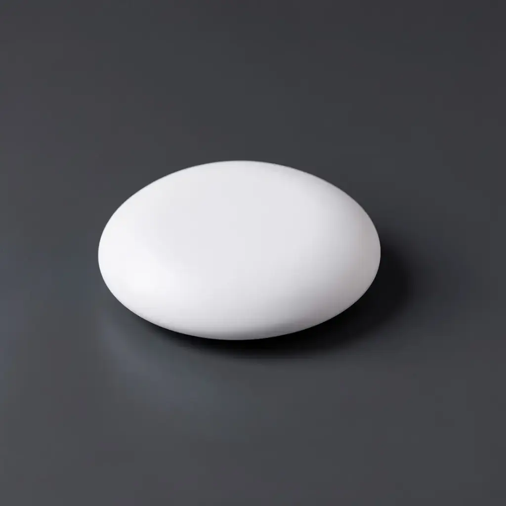 Diameter: 66mm Matte White Cearmic Basin Pop Up Waste Cap