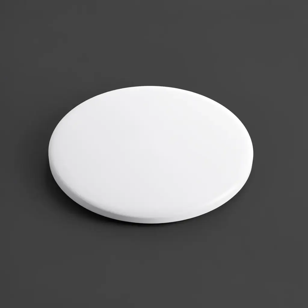 [55533] Diameter:68mm Matte White Solid Surface Basin Pop-Up Waste Cap