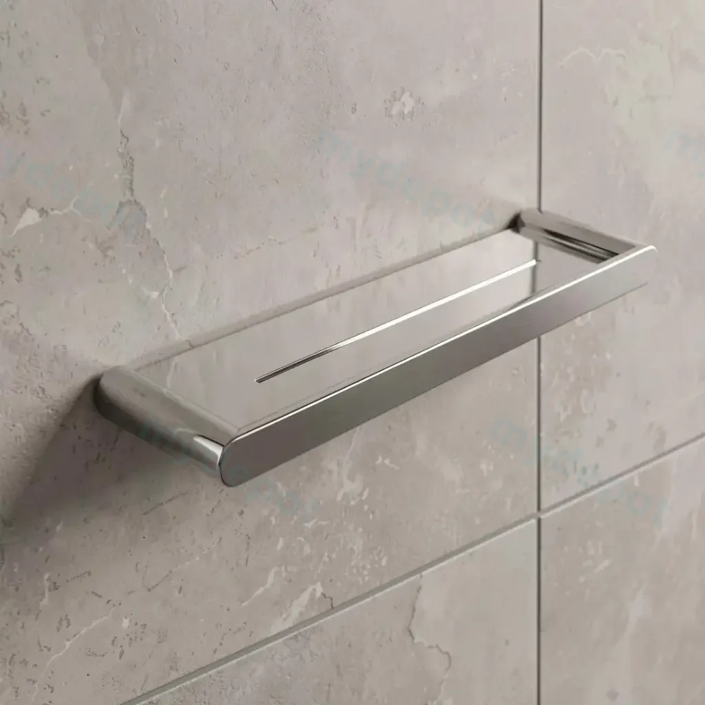 Dove Glass Shelf(Chrome)