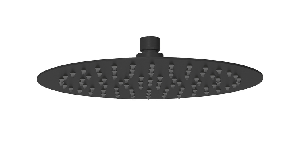 [44403] Dove Round Overhead Shower 250mm,Matt Black