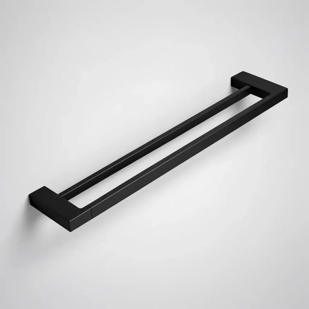 [43585] Eden Double Towel Rail 600 mm(Matt Black)