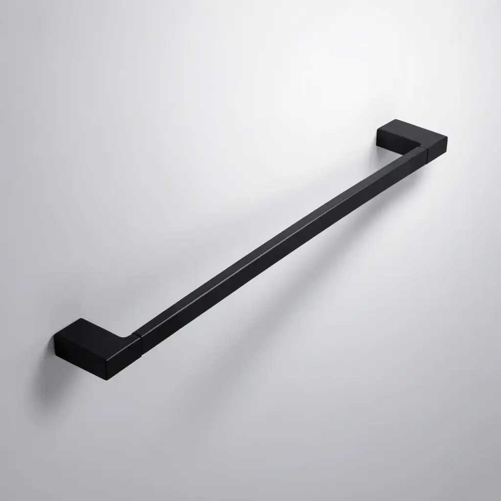[43579] Eden Single Towel Rail 600 mm(Matt Black)