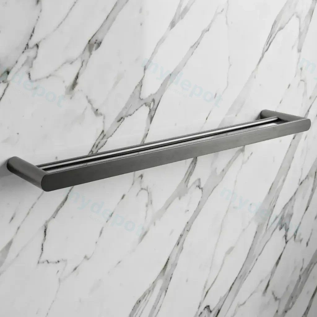 Esperia Gun Metal Grey Double Towel Rail 600mm