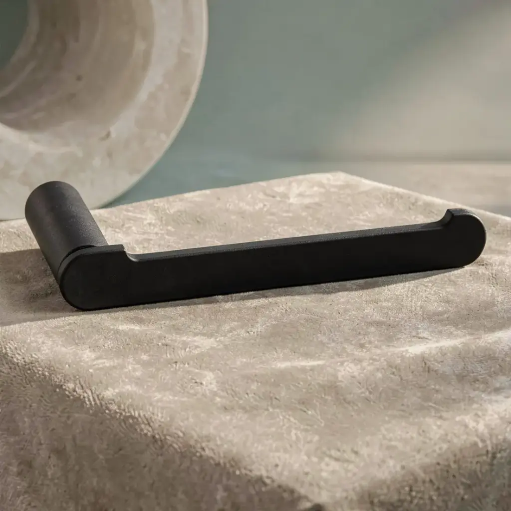 [40640] Esperia Matte Black Toilet Paper Hook