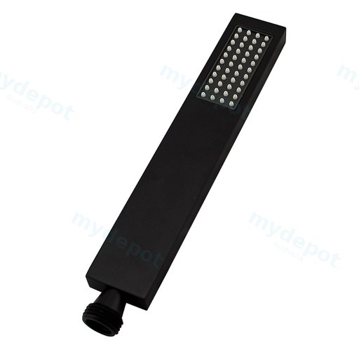 [40628] Esperia Square Solid Brass Matte Black Hand Shower Spray