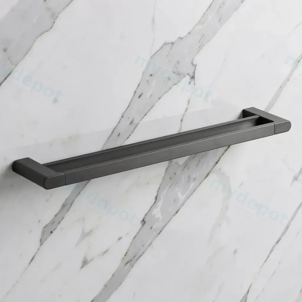 Flores Double Towel Rail 600 mm(Gunmetal)