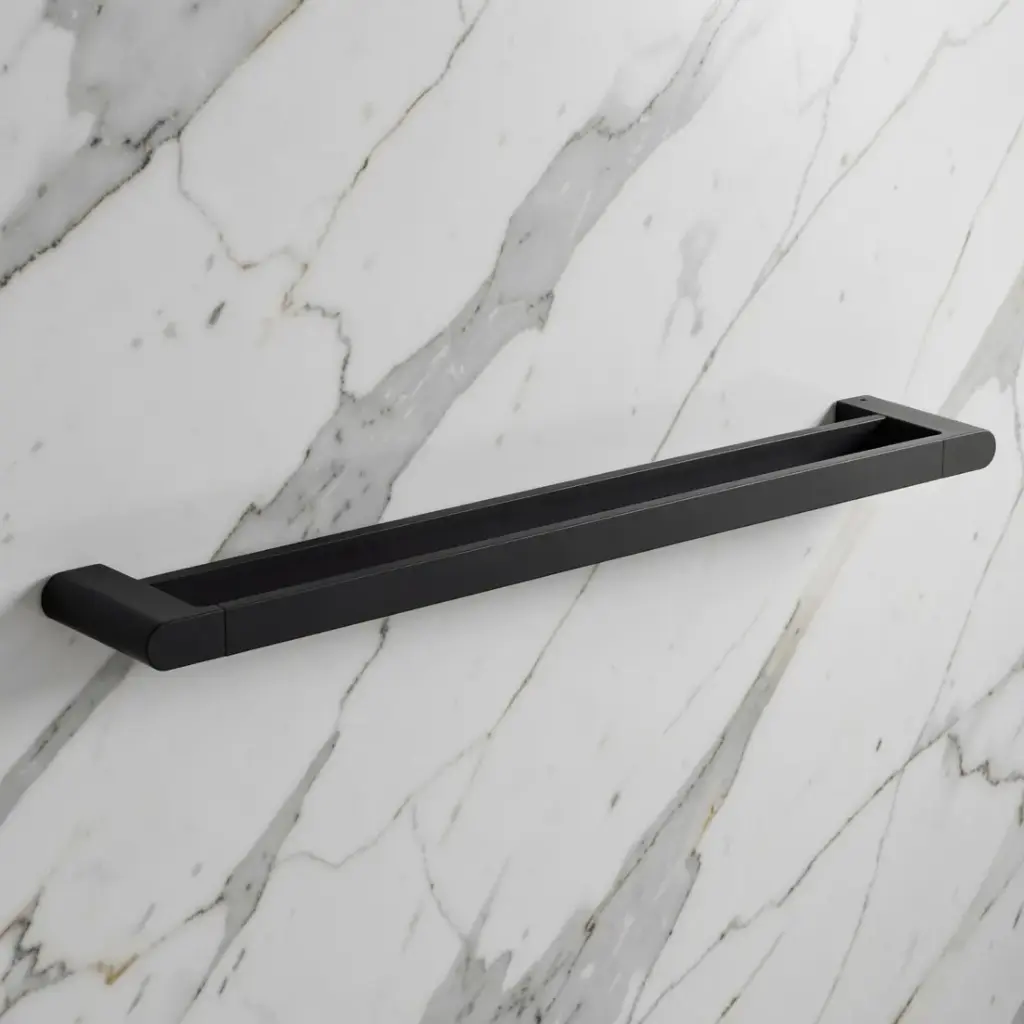 [43520] Flores Double Towel Rail 600 mm(Matt Black)