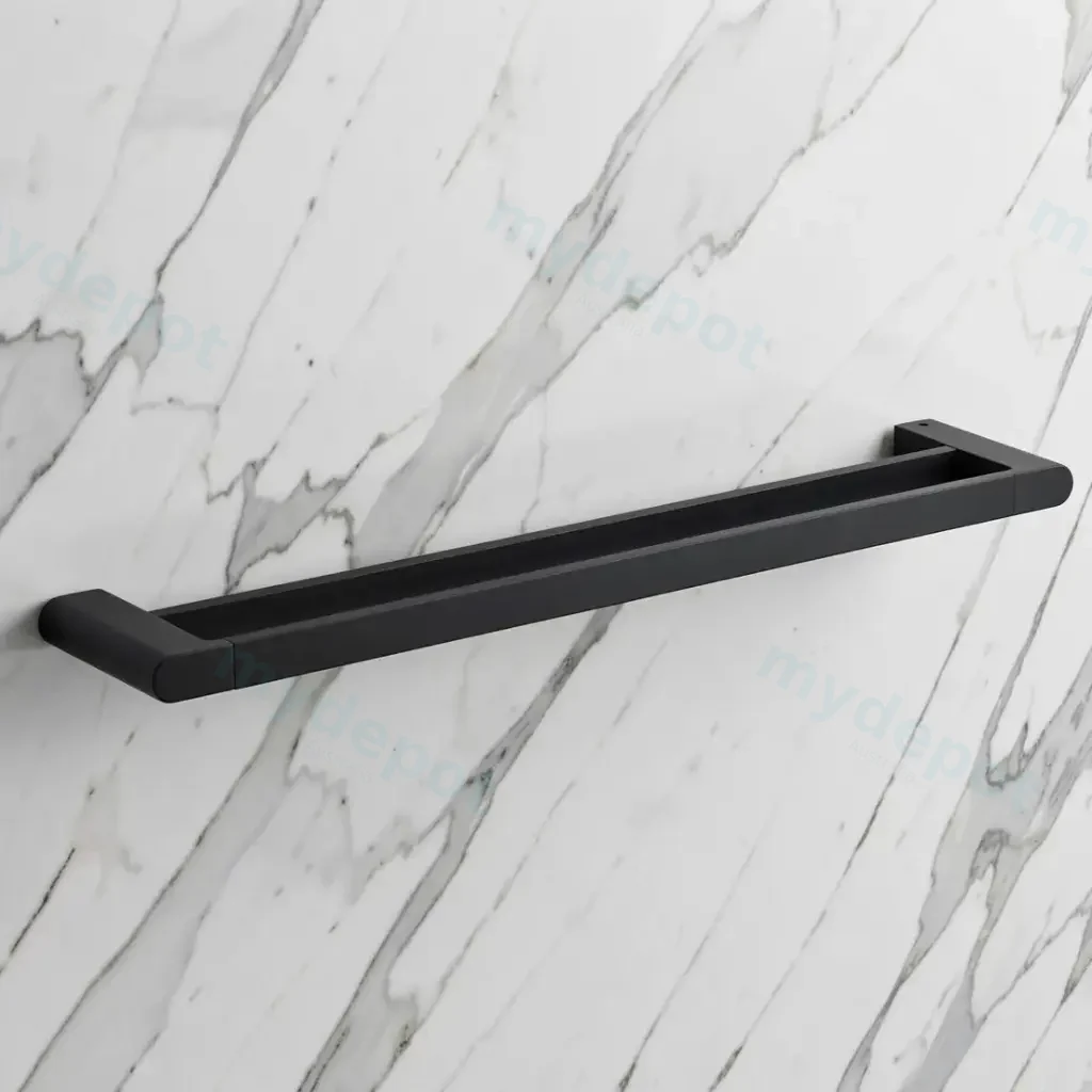 Flores Double Towel Rail 800 mm(Matt Black)