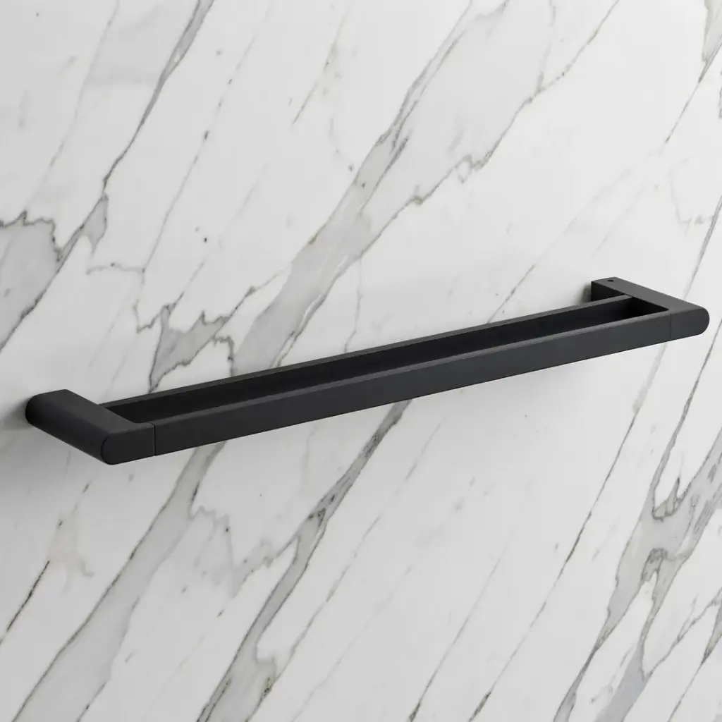 [43525] Flores Double Towel Rail 800 mm(Matt Black)