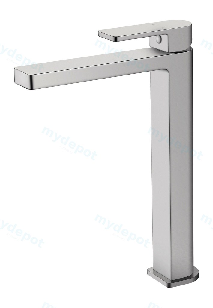 Flores High Rise Basin Mixer(Brushed Nickel)