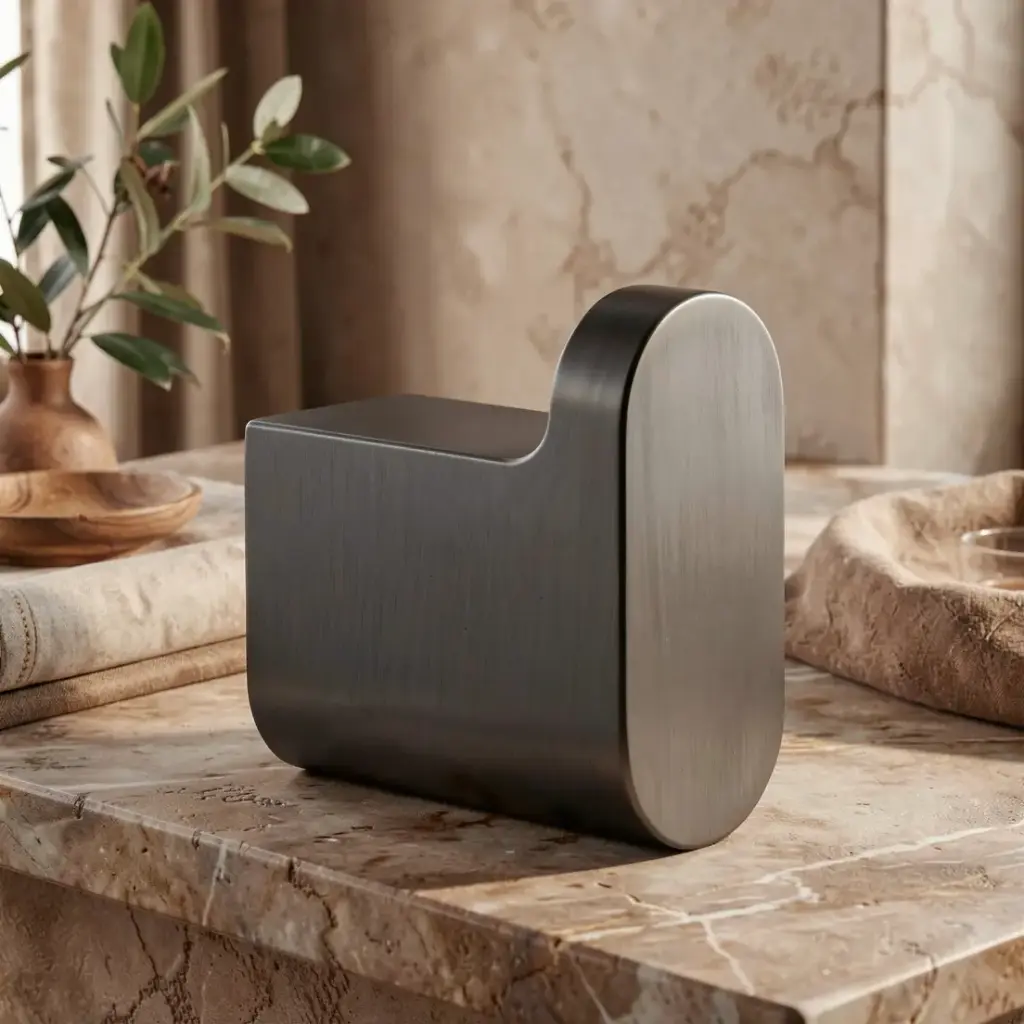 Flores Robe Hook(Gunmetal)