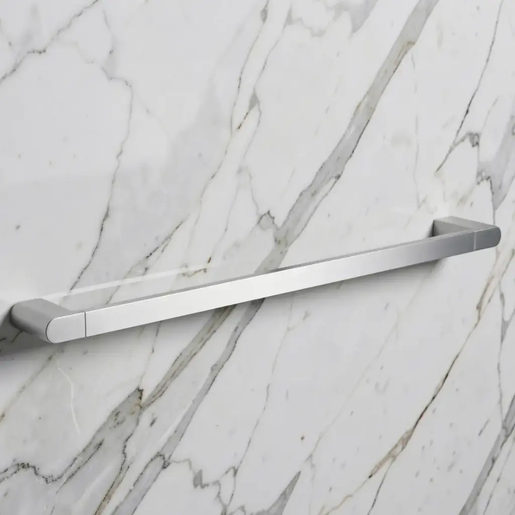 [43508] Flores Single Towel Rail 600 mm(Brushed Nickel)