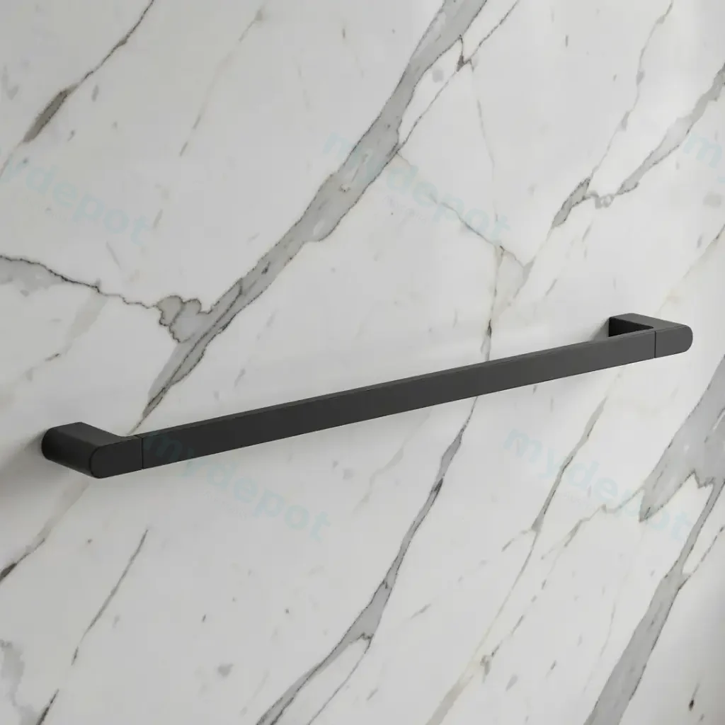 Flores Single Towel Rail 600 mm(Matt Black)