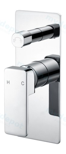 [43346] Flores Wall Mixer with Diverter(Chrome)