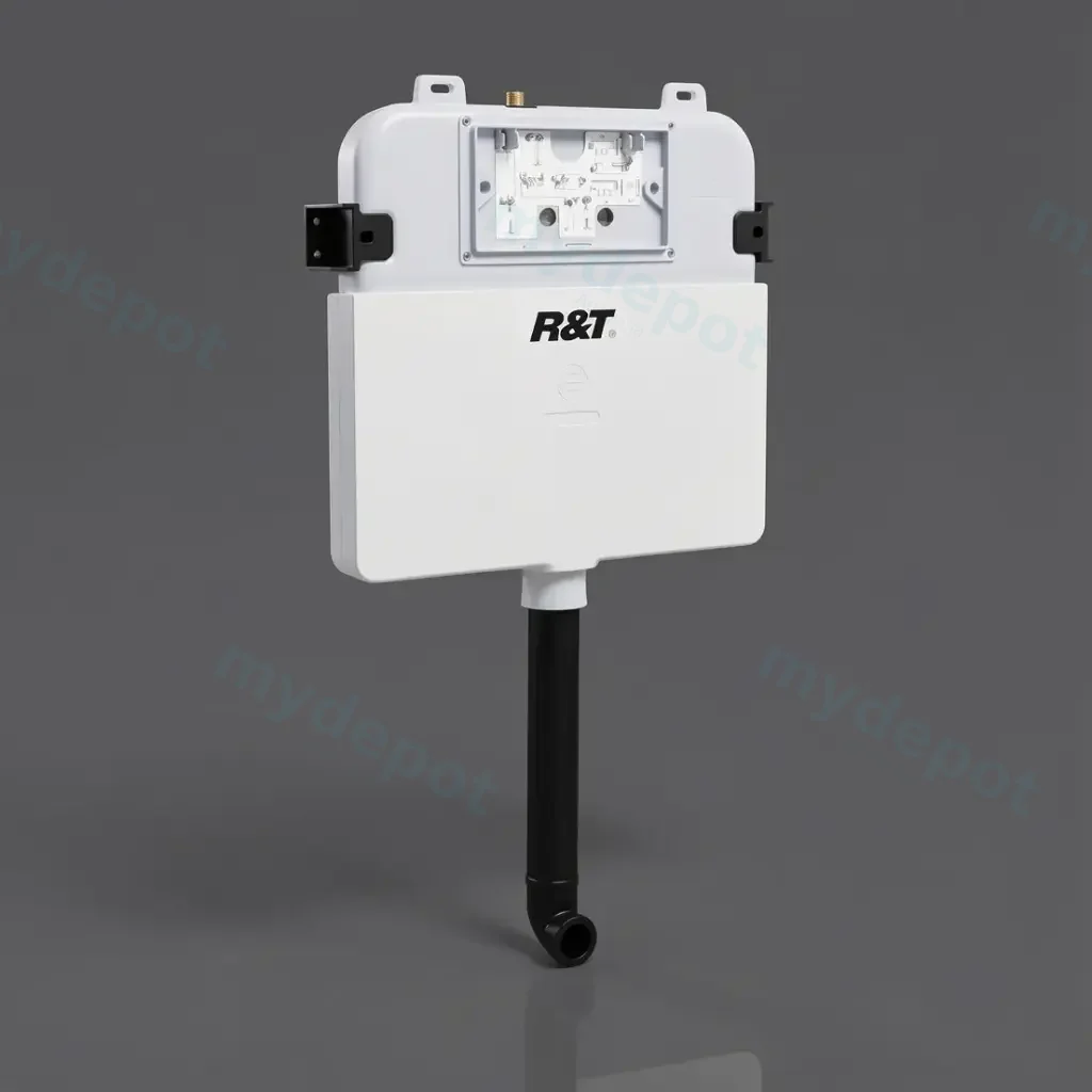 Frameless In-Wall Cistern For Wall Faced Floor Pan