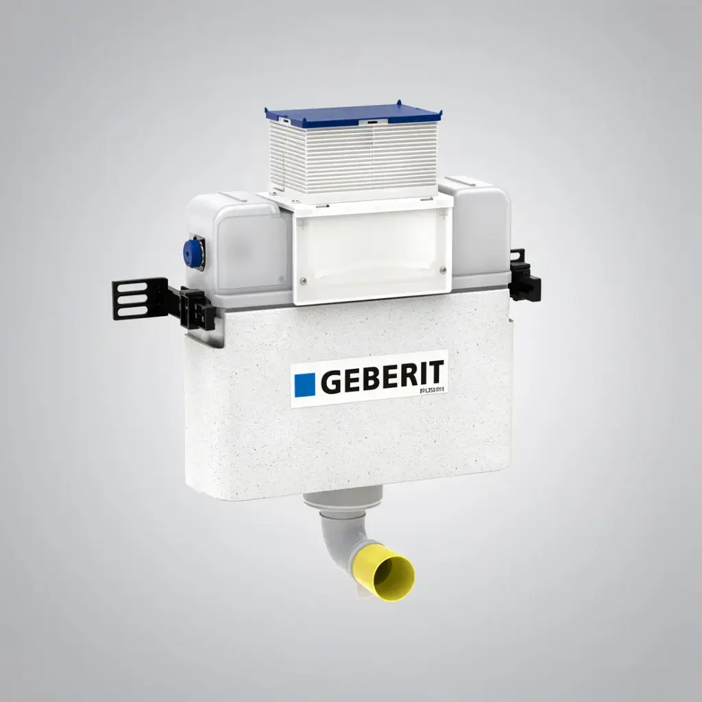 Frameless In-Wall Cistern For Wall Faced Floor Pan