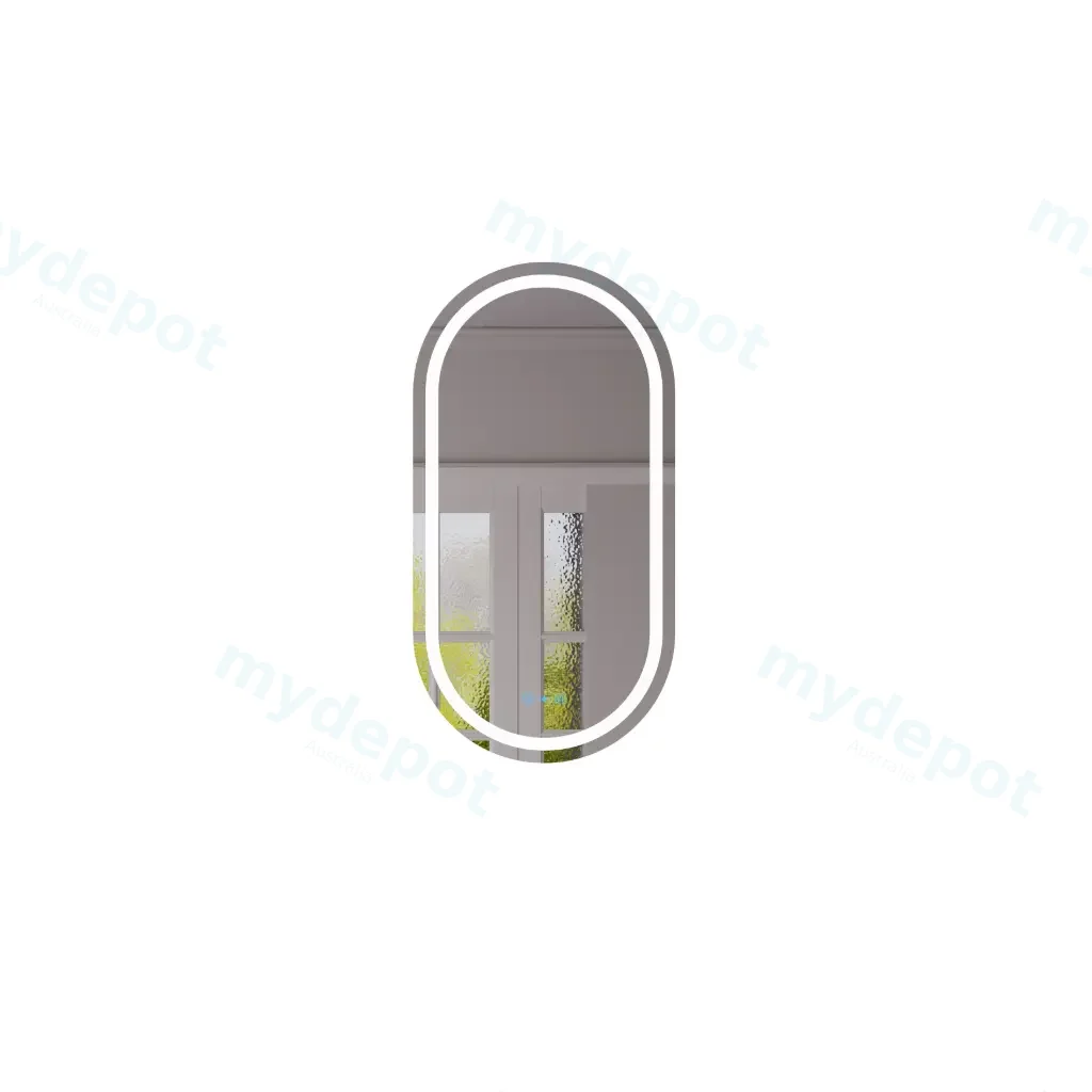 Freya Series 500x900x30mm Oval LED Mirror